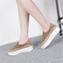 [GIRLS GOOB] Women's Casual Comfort Sneakers, Loafers Fashion Shoes, Synthetic Leather + Suede + Band - Made in KOREA